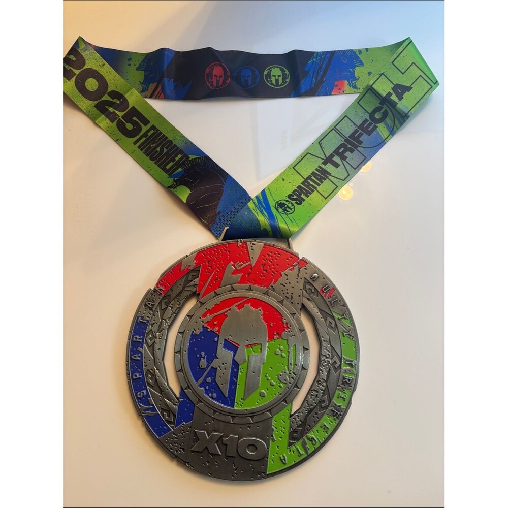Spartan 10X Trifecta Medal 2025 Multifecta